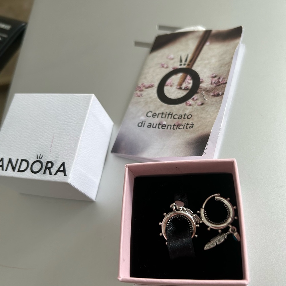 These came with the original gift receipt from Milan Italy pandora boutique!